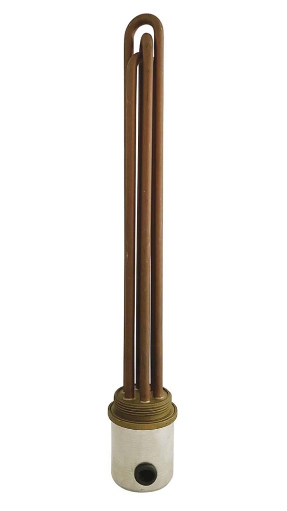 HEATING ELEMENT ON THREADED CAP 2"