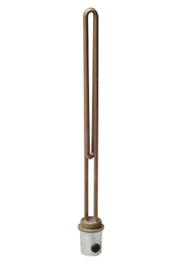 HEATING ELEMENT ON THREADED CAP 1"1/2 L=480mm