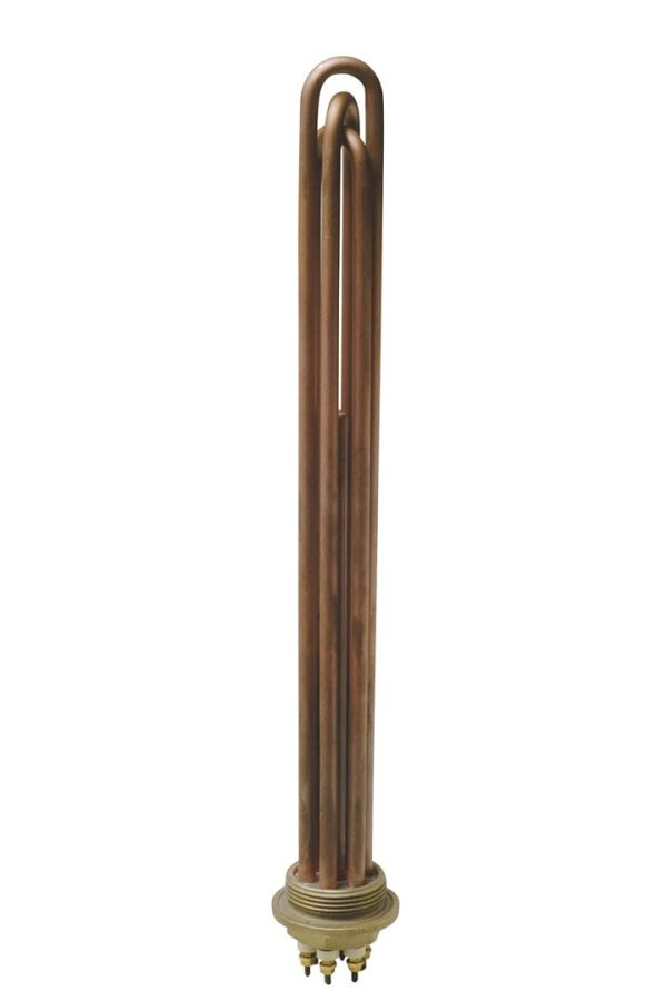HEATING ELEMENT ON THREADED CAP 1"1/2 WITH PROBE HOLDER