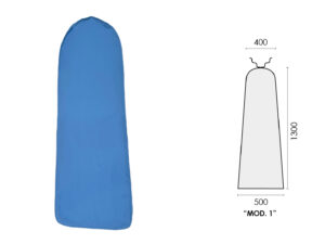 AZURE POLYESTER COVER (mod.1) 1300x500x400mm UNIVERSAL