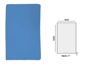 FUNDA EN POLIESTER AZUL (mod.11) 1350x1050mm RECTANGULAR