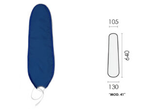 FUNDA EN DEK AZUL (mod.41) 640x130x105mm BRAZO MANGA VEIT
