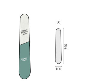 PRONTO-STIR "NORMAL" VERDE 590x100x80mm BRAZO DAMA