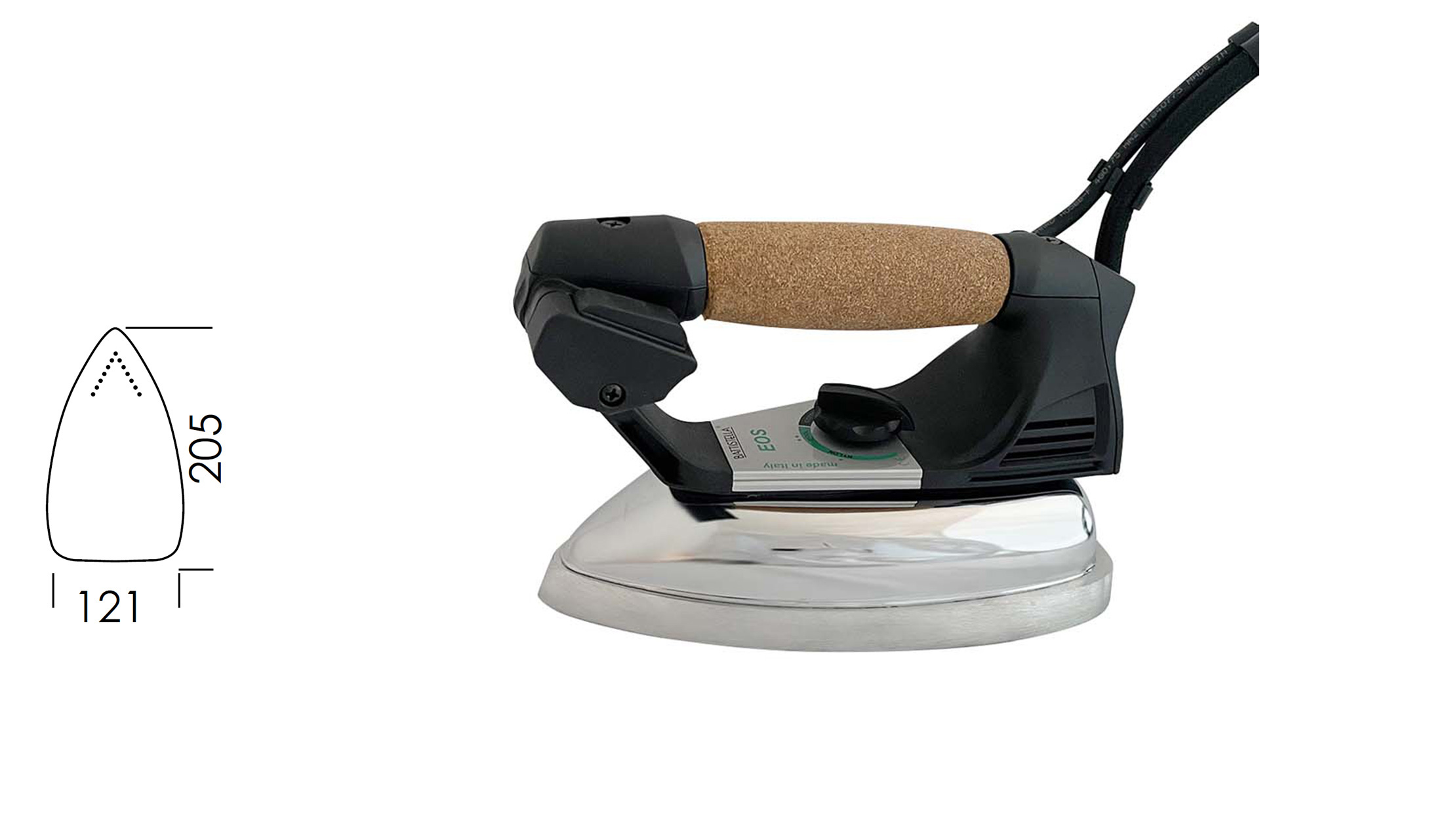 PLANCHA ELECTROVAPOR EOS Kg. 1,500