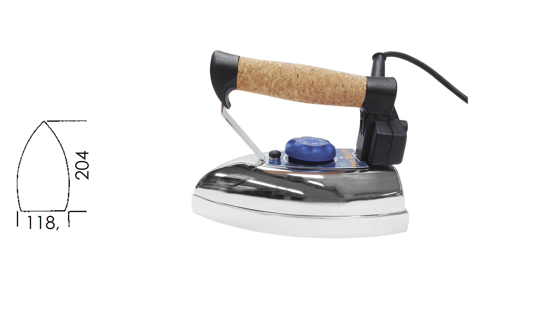 ELECTRIC IRON IRONMASTER Kg. 3,500