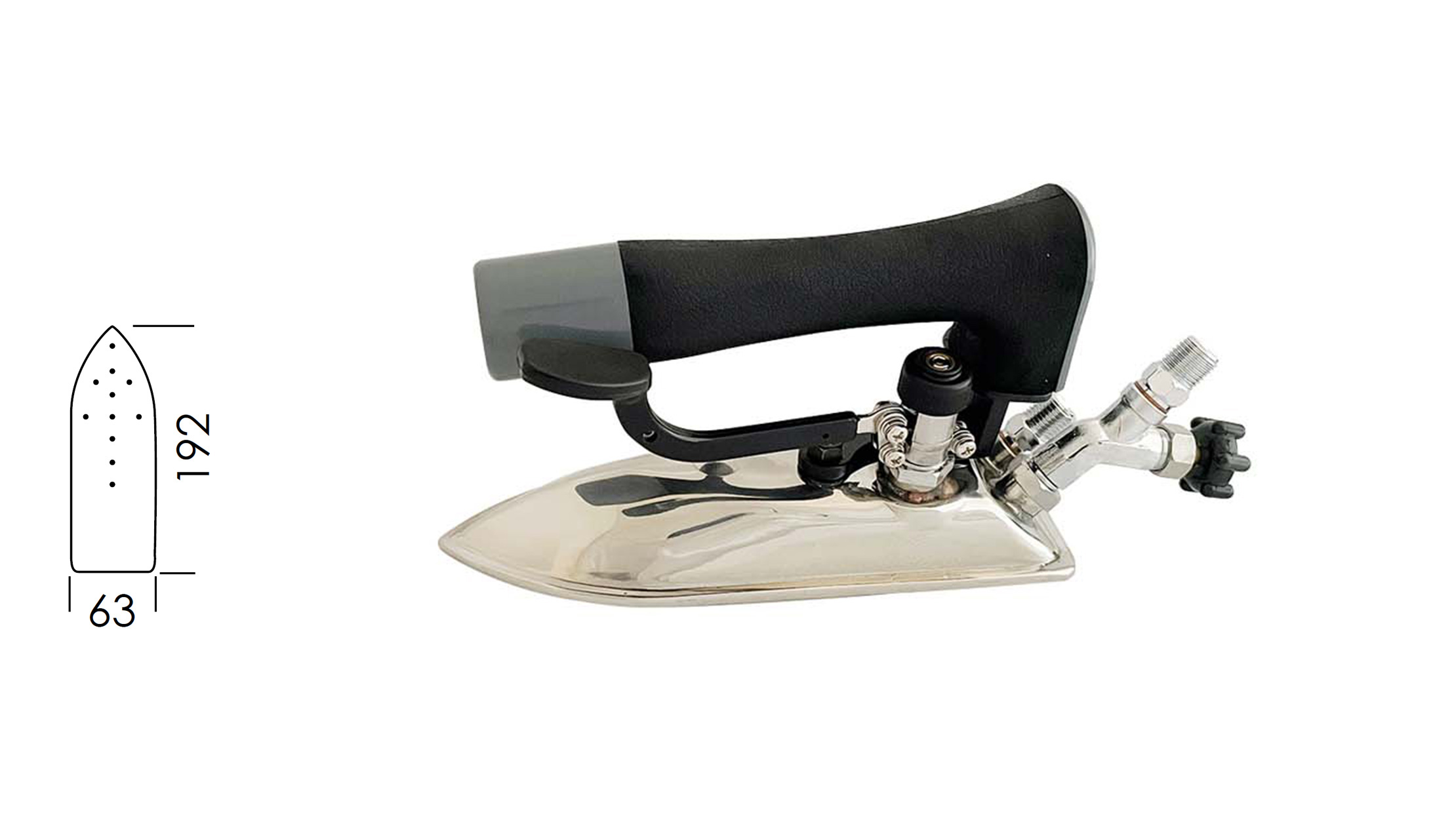 ALL STEAM SP-320 SEAMS-OPENING IRON Kg. 1