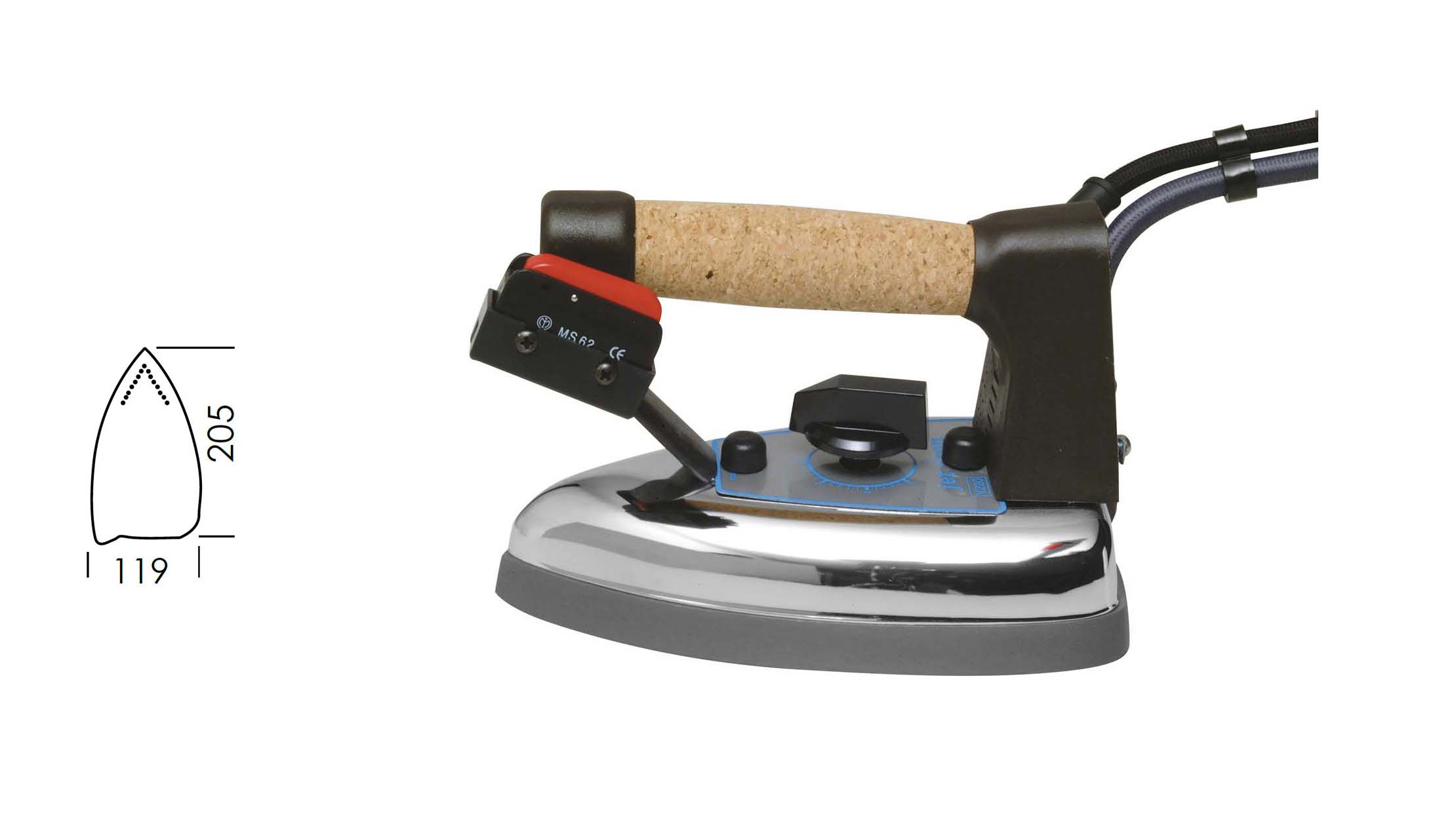 ELECTROSTEAM IRON LEMM Kg. 1,700 (SATINY)