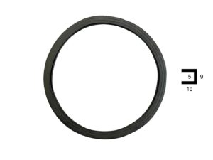 ERCLOR GASKET GLASS 150X5mm FIRBIMATIC