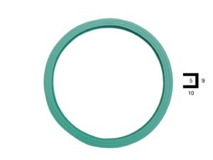 VITON GASKET GLASS 150X5mm FIRBIMATIC