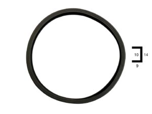 ERCLOR GASKET GLASS 210x10mm FIRBIMATIC