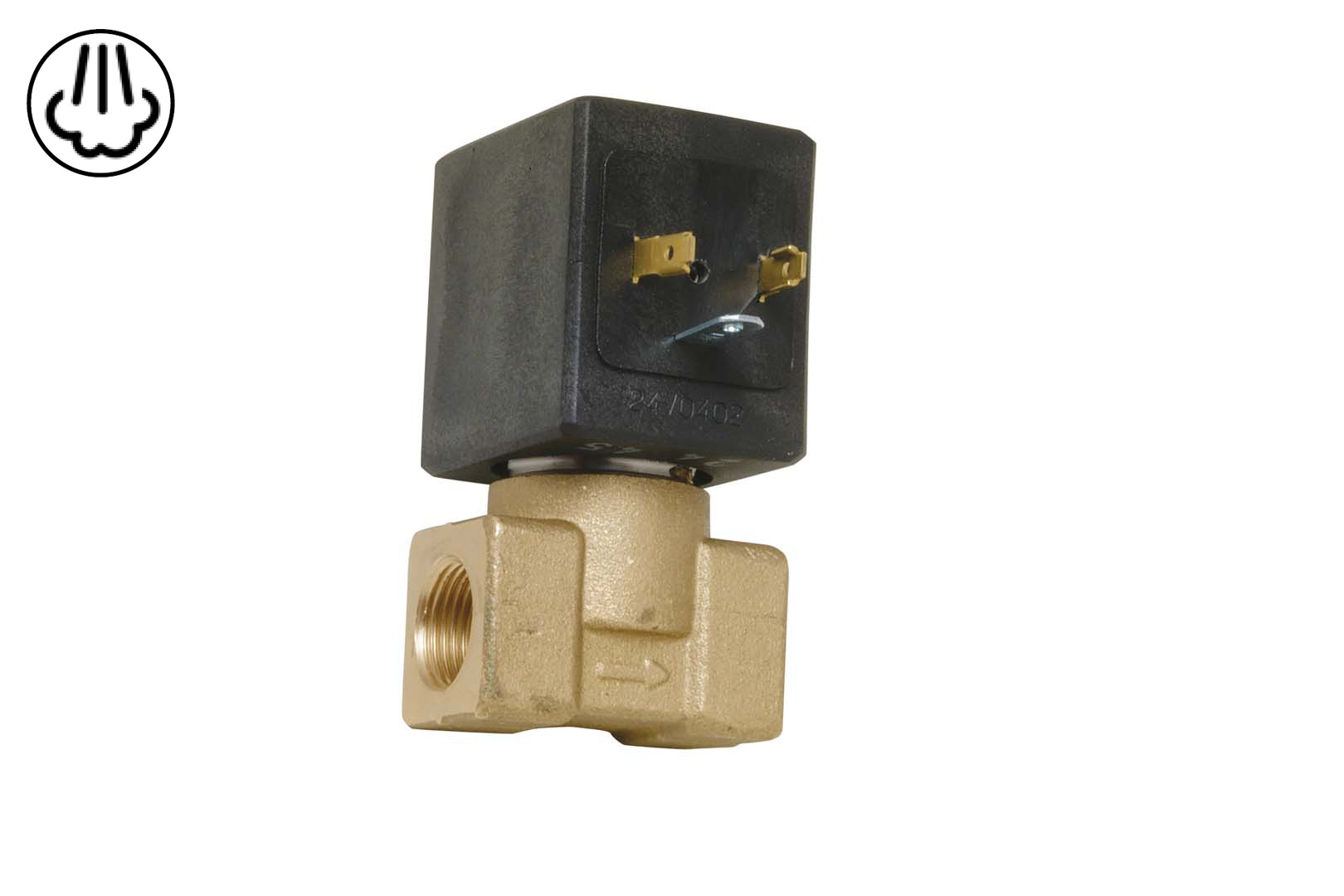 ELECTROVALVULA VAPOR SA-MA 1/2"(121) Ø 4,5mm