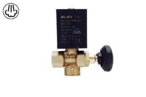 ELECTROVALVULA VAPOR OLAB 1/4" CON REG. 230V (7000) Ø 2,8mm