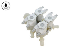 ELECTROVANNE EAU RPE 3/4"M. - 4 PORTE TUBE Ø 12mm