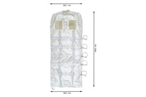 CAMICIOTTO "CAMPTEL MISTRAL A" bianco nylon H=1450mm 5 tiranti