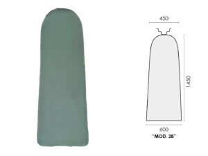 TELO POLIESTERE VERDE (mod.28) 1450x600x450mm MAXI