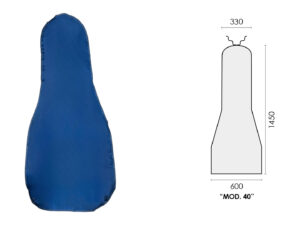 TELO DEK AZZURRO (mod.40) 1450x600x330mm DOB