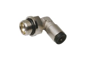 RACCORDO AUTOMATICO M. 1/4" Ø 6mm GOMITO