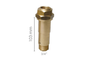 CORPO LUNGO VALVOLA VAPORE INFERIORE "P34"