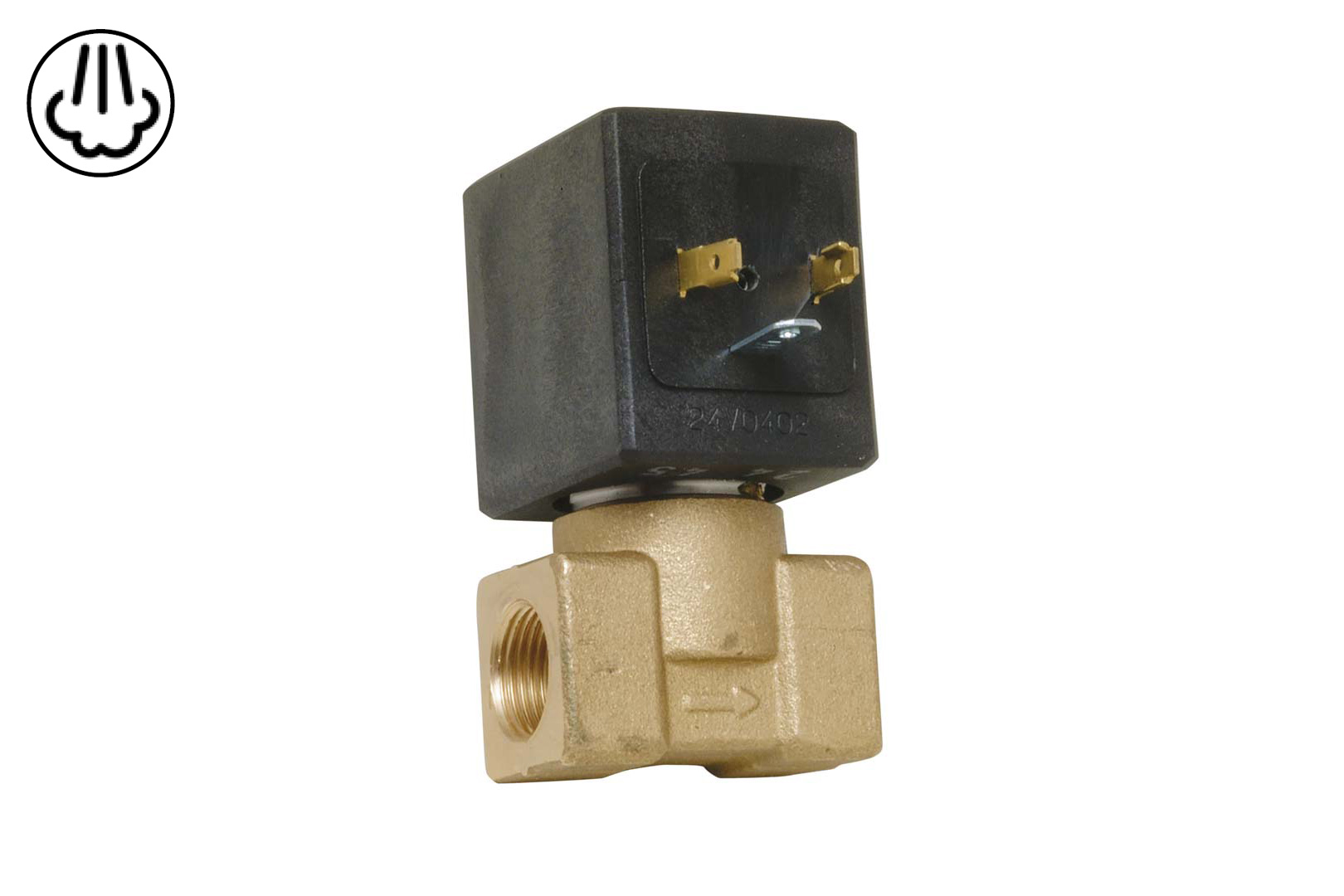 ELETTROVALVOLA VAPORE SA-MA 3/8" (120) Ø 4,5mm