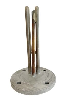 RES. A BRIDE Ø 110mm 4 TROUS W. 1500 REVERBERI AVEC PORTE SONDE L=180mm Øf 9mm I=85mm GT Ø 6mm