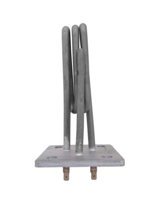 RESISTANCE A BRIDE CARREE AVEC PORTE SONDE 4 TROUS W. 1650 COMEL L=133mm 〼 85x85 mm Øf 10mm GT Ø 7mm