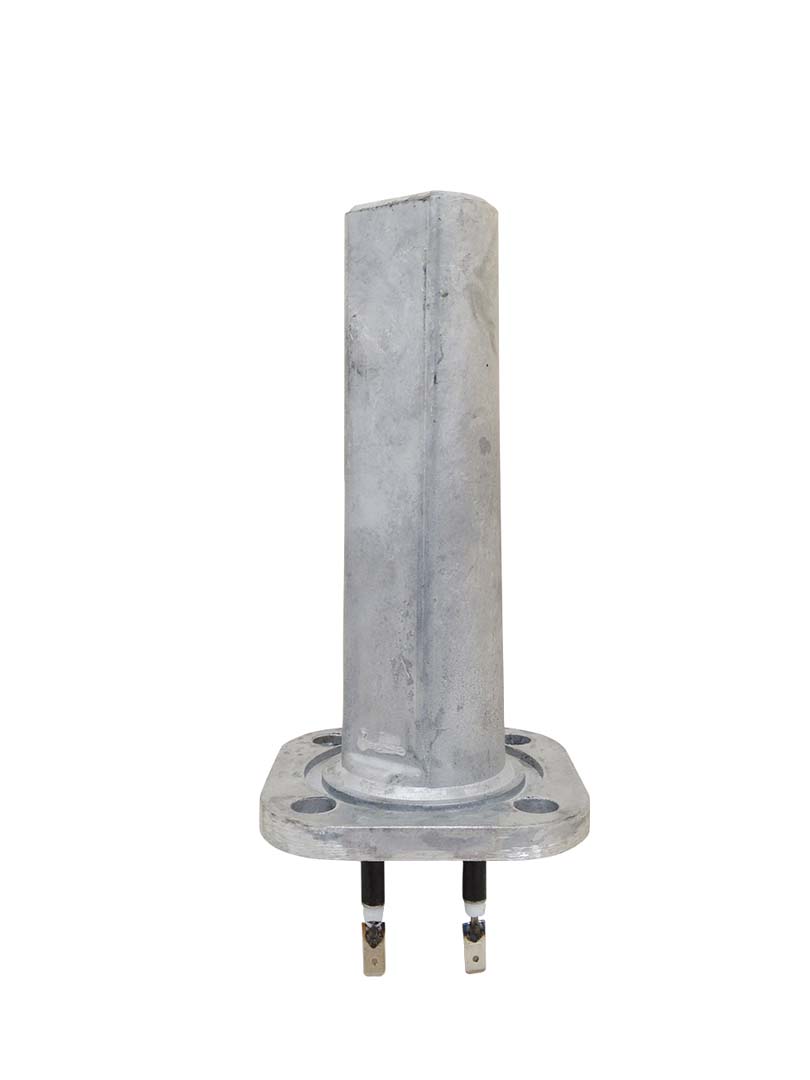 ALUMINIUM HEATING ELEMENT W/SQUARE FLANGE 4 HOLES W. 1800 COMEL LT 5 〼 85x85 mm Øf 10mm