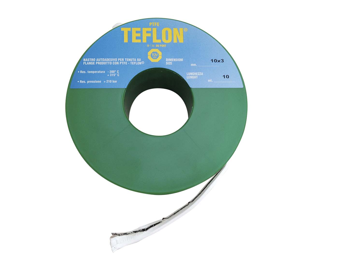 GUARNIZIONE UNIVERSALE "PTFE" PER FLANGE 10x3mm ADESIVA