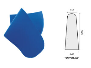 "UNIVERSAL" MOD. POLYESTER FOAM thick. 10mm 1300x440x310mm