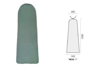 GREEN POLYESTER COVER (mod.1) 1300x500x400mm UNIVERSAL