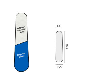 AZURE "REGULAR" PRONTO-STIR 560x125x100mm MAN SLEEVER